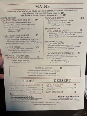 Menu photo 2 Scout & Scholar Brewing Bardstown, KY Menu photo 2 Scout & Scholar Brewing Bardstown, KY