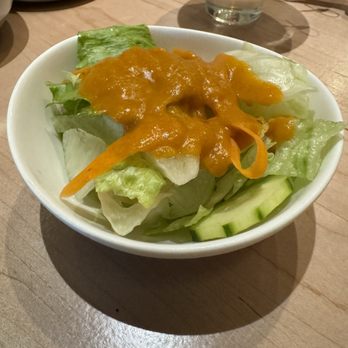 Ginza - Salad with ginger dressing - Sushi Bars Near Me - Levittown, New York