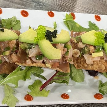Samurai Sushi - Ceviche tostadas (off-menu) - Sushi Bars Near Me - Hanford, California Samurai Sushi - Ceviche tostadas (off-menu) - Sushi Bars Near Me - Hanford, California