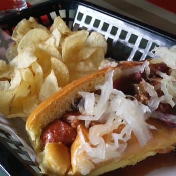 Conshohocken Brewing Company - "Horne" Dog with chips $5. - Breweries Near Me - Conshohocken, Pennsylvania