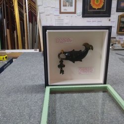 Art Shop - Accessible shadow box. 3" depth.  Fish lock