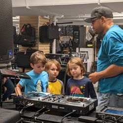 Rock and Soul DJ Equipment and Records