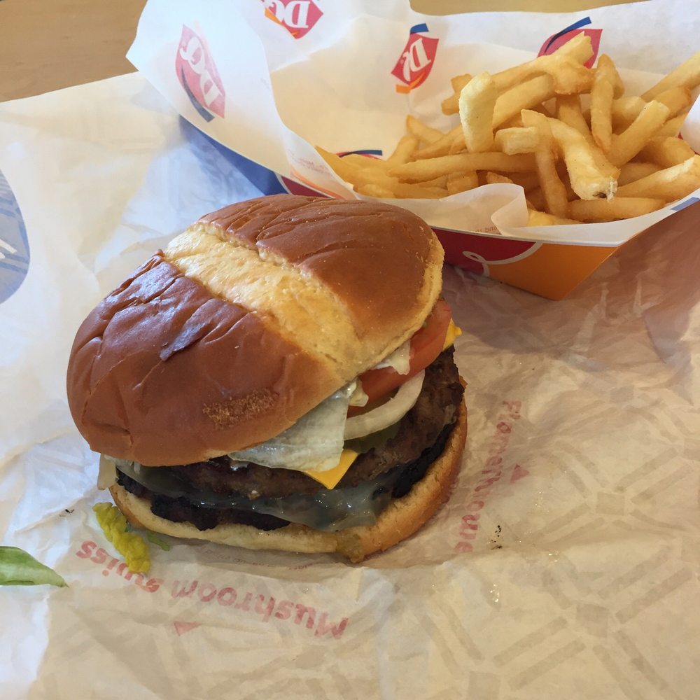 Dairy Queen Grill & Chill - 1/2 lb cheese burger - Ice Cream & Frozen Yogurt Near Me - Carmel, Indiana Dairy Queen Grill & Chill - 1/2 lb cheese burger - Ice Cream & Frozen Yogurt Near Me - Carmel, Indiana