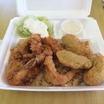 Golden Pier Seafood - Shrimp and oysters combination plate. - Seafood Markets Near Me - West Monroe, Louisiana Golden Pier Seafood - Shrimp and oysters combination plate. - Seafood Markets Near Me - West Monroe, Louisiana