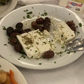 The Great Greek - Feta cheese and olive platter - Greek Near Me - Sherman Oaks, California The Great Greek - Feta cheese and olive platter - Greek Near Me - Sherman Oaks, California