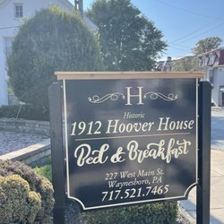 Hoover House-1912 - Hoover House sign