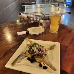 The Alley Lanes & Lounge - Alcochofas and some ping pong!
