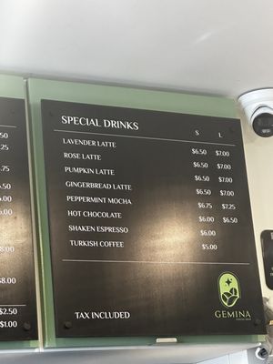 Menu photo 2 Gemina Coffee Shop New York, NY