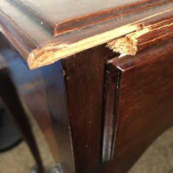 Affordable Packing - Broken antique table - Movers Near Me - Mishawaka, Indiana