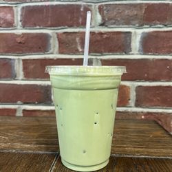 We Serve. Coffee - Iced matcha latte