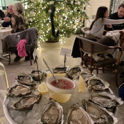 Bibendum - Oysters and a festive tree