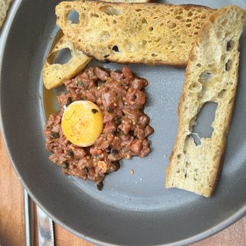 Tartuca - Beef Tartare - Italian Near Me - Portland, Oregon Tartuca - Beef Tartare - Italian Near Me - Portland, Oregon