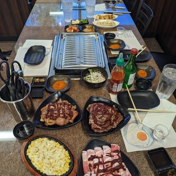 JJ Korean BBQ - Round one, don't skip the cheese corn! - Barbeque Near Me - Sacramento, California
