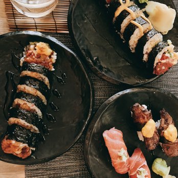 Sushi Hachi - Spicy Tuna Roll Shirmp Tempura Roll Wagyu Beef Uni - Sushi Bars Near Me - Washington, DC, District of Columbia
