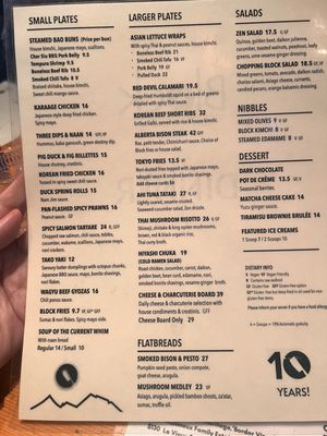 Menu photo 6 Block Kitchen + Bar Banff, AB