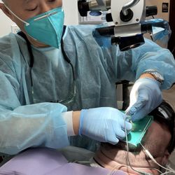 Apical Endodontics - Dr. Han was superb. Reassuring personality, and obviously very competent.