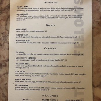 Fellows Cafe - Menu - Breakfast & Brunch Near Me - Roswell, Georgia