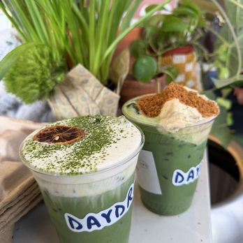 Daydrift - Matcha Pandan Latte Banana Pudding Matcha - Coffee & Tea Near Me - Costa Mesa, California