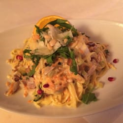 Palazzo - Hausgemachte Pasta mit Entenbrust in weißer Trüffelsauce