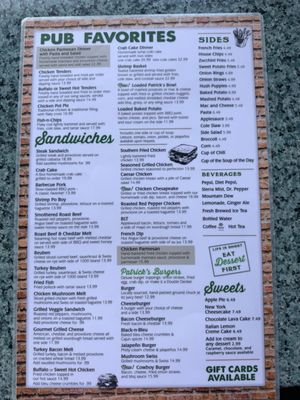 Menu photo 2 Patrick's Cumberland, MD