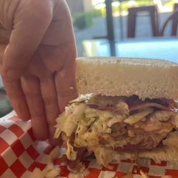 BIGGIES Sandwiches  - Half of the RUEBENATOR (no tomato). Messy and delicious!! - Sandwiches Near Me - Henderson, Nevada