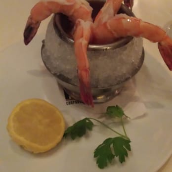 T-Bones - Shrimp Cocktail with spicy cocktail sauce...they were really good. - Steakhouses Near Me - Las Vegas, Nevada