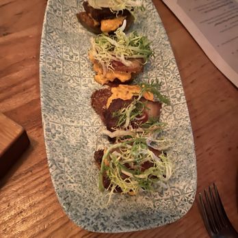 Yardbird Table & Bar - Fried Green Tomato BLT Stack - Southern Near Me - Miami Beach, Florida Yardbird Table & Bar - Fried Green Tomato BLT Stack - Southern Near Me - Miami Beach, Florida