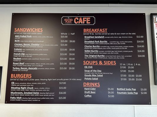 Menu photo 5 The Meating Place Cafe Hillsboro, OR