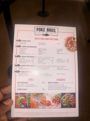 Menu photo 2 Poke Bros Feasterville Trevose, PA