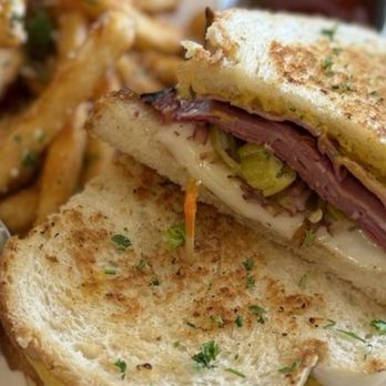 Harrison’s - Italian panini sandwich with fries - Steakhouses Near Me - Indianapolis, Indiana
