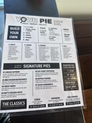 Menu photo 2 Your Pie Pizza McDonough, GA