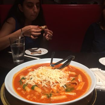 Bonchon Cambridge - John F Kennedy St - a huge portion of yummy tteokbokki! - Korean Near Me - Cambridge, Massachusetts