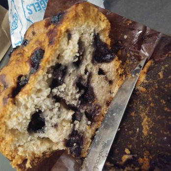 Bergen Bagels - Inside of blueberry muffin - Bagels Near Me - Brooklyn, New York