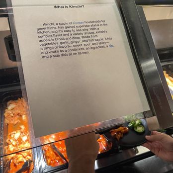 KPOT Korean BBQ & Hot Pot - Lol a sign explaining what Kimchi is - Korean Near Me - Norfolk, Virginia