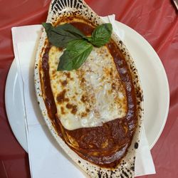 Original Napoli - This is was my lasagna and a seafood dish Amazing