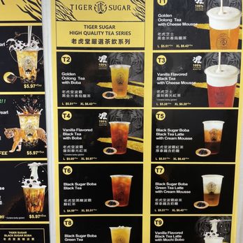 Tiger Sugar - Menu - Bubble Tea Near Me - Brooklyn, New York