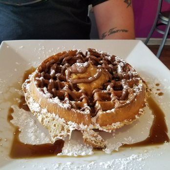 Waffles INCaffeinated - Beaver - Create your own with nutella and peanut butter fluff on a chocolate chip waffle! - Breakfast & Brunch Near Me - Beaver, Pennsylvania Waffles INCaffeinated - Beaver - Create your own with nutella and peanut butter fluff on a chocolate chip waffle! - Breakfast & Brunch Near Me - Beaver, Pennsylvania