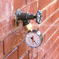 All About Homes Inspections - over 95 psi - recommended pressure regulator