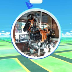 It's a pokemon go pokestop.
