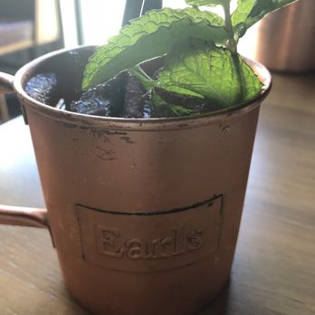 Earls Kitchen + Bar - Strawberry Moscow mule - Cocktail Bars Near Me - Plano, Texas