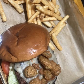 BJ's Restaurant & Brewhouse - Crispy Jalapeno Burger* - Pizza Near Me - La Mesa, California