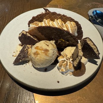 Saizon - Choco Taco: too many flavors and different textures for us but pretty presentation - New American Near Me - Fresno, California Saizon - Choco Taco: too many flavors and different textures for us but pretty presentation - New American Near Me - Fresno, California