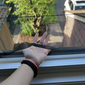 Lowe's Home Improvement - Screen just hangs like a mosquito net. Do I live in a third world country? - Hardware Stores Near Me - Morris Plains, New Jersey