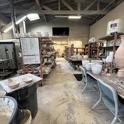 Bruning Pottery - Workshop space