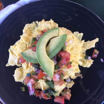 Cafe Borrone - Scrambled eggs with avocado and salsa - Breakfast & Brunch Near Me - Menlo Park, California