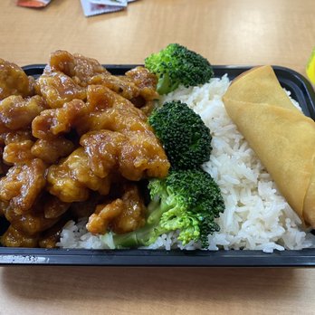 A-One Wok - Orange Chicken Lunch Special - Chinese Near Me - Vista, California