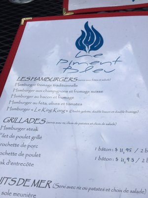 Menu photo 2 Le Piment Bleu Outremont, QC Menu photo 2 Le Piment Bleu Outremont, QC