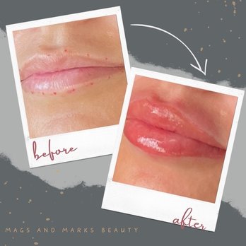 Mags and Marks Beauty - Lip blush before and immediately after - Permanent Makeup Near Me - Perris, California Mags and Marks Beauty - Lip blush before and immediately after - Permanent Makeup Near Me - Perris, California