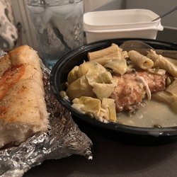 Isabella's Pizza - Chicken Picatta. The bread is amazing!