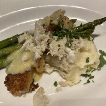 Half Shells Seafood Grill - Half serving Cod Oscar - Seafood Near Me - Plano, Texas Half Shells Seafood Grill - Half serving Cod Oscar - Seafood Near Me - Plano, Texas